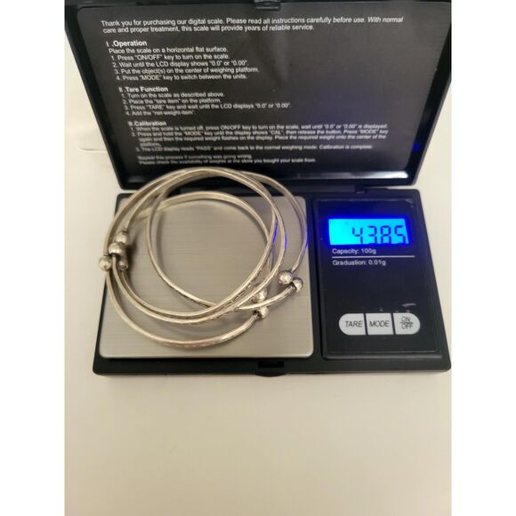 Vintage West Indian Bangles ~ Set of 4 - Picture 6 of 7